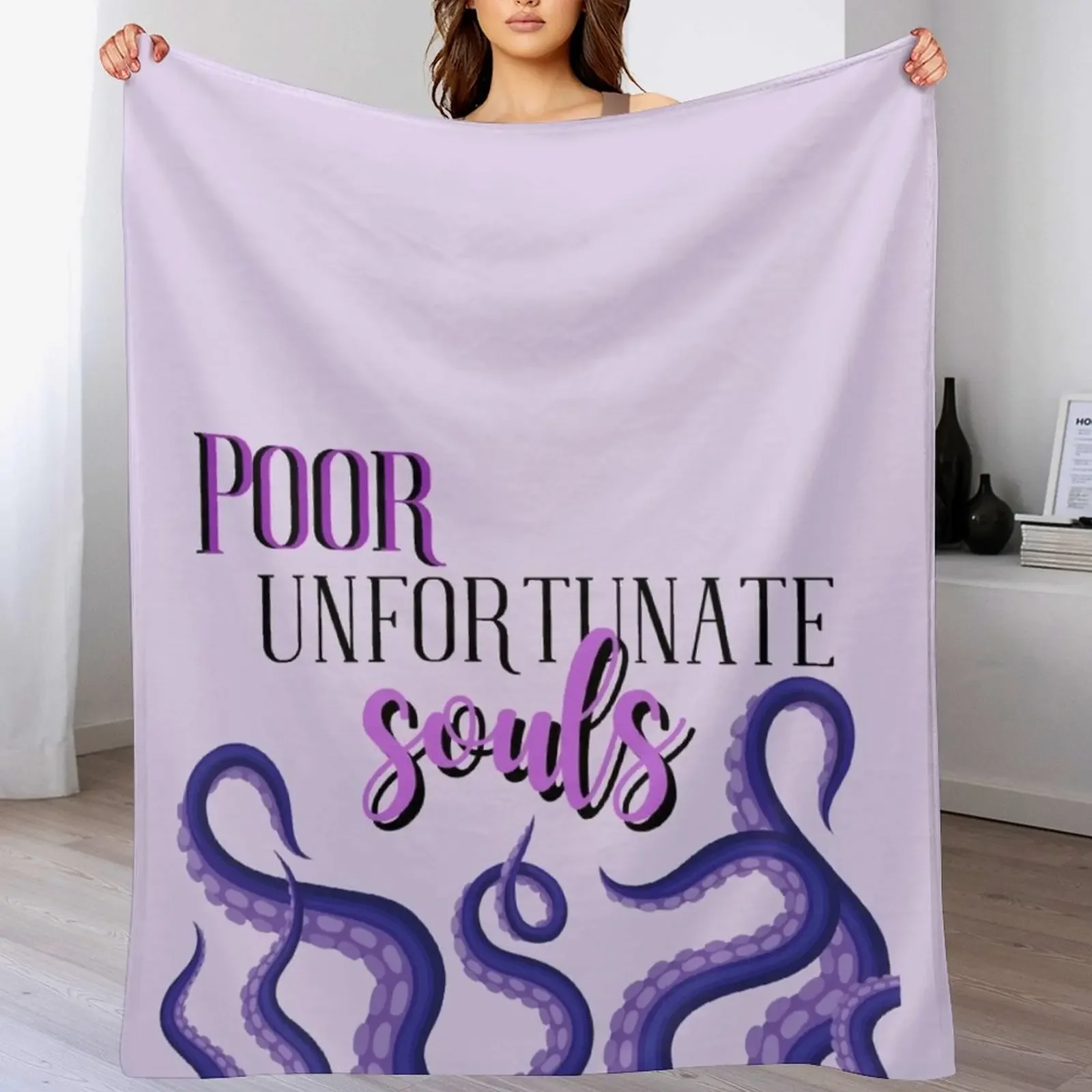 Poor Unfortunate Souls Throw Blanket Tourist Comforter Sleeping Bag Blankets