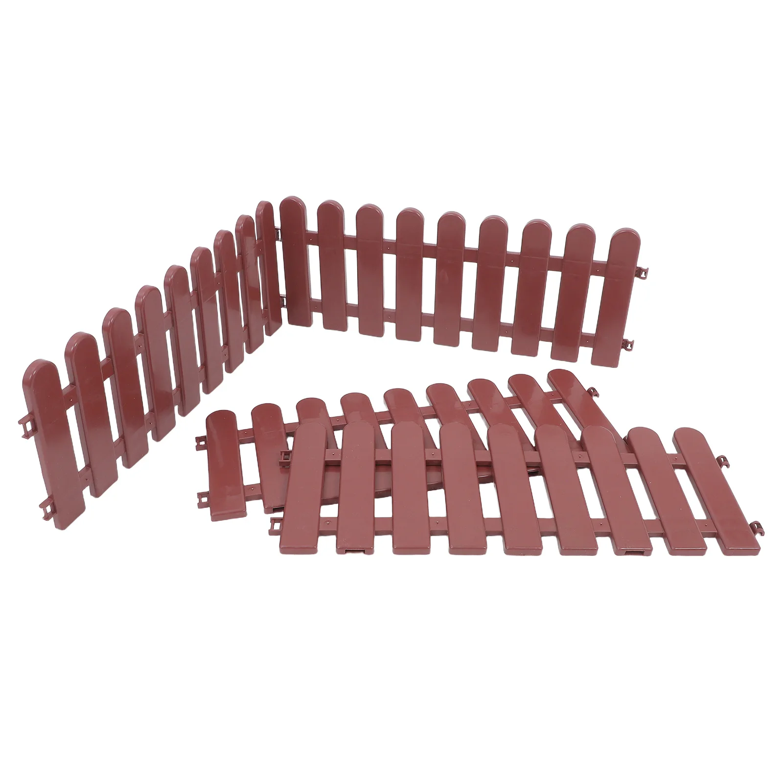 

4 Pcs Pet Tortoise Fence Lawn Garden Edging Fencing Panel Border Fences for Yard Rabbit Decorative Miniature Picket