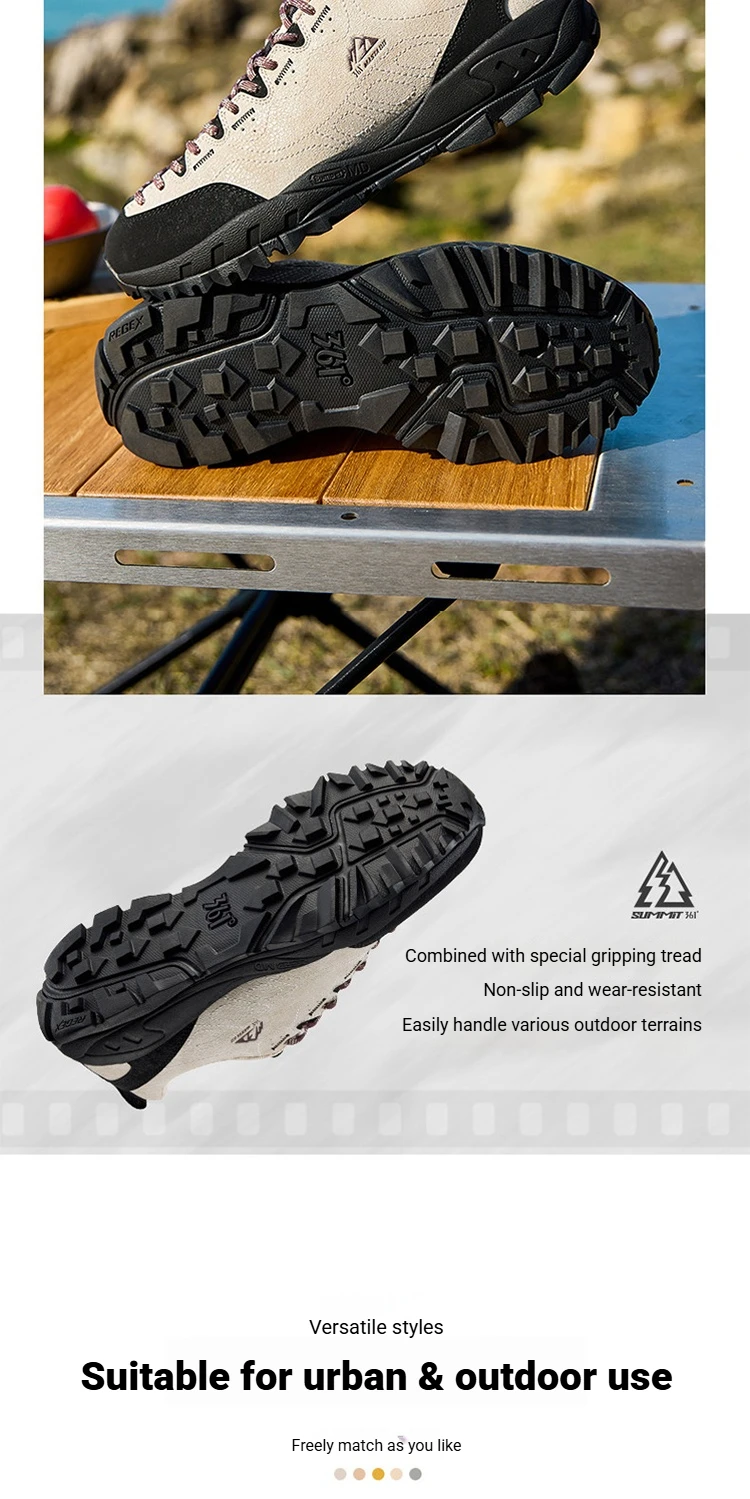 361 Degrees Silva Outdoor-Wanderschuhe für Herren, Weich, Leicht, Atmungsaktiv, Verschleißfest, Gummi, Rutschfest, Herren-Sneakers 672633306 – Detail 10