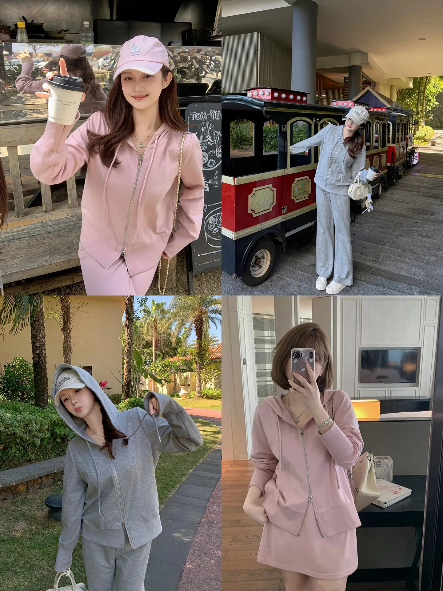 

Maixi Large Size Women's Casual Hoodie Tee-Piece Set Comfortable Commute Sle Cotton Polyester Blend Long Sve Zipper ...