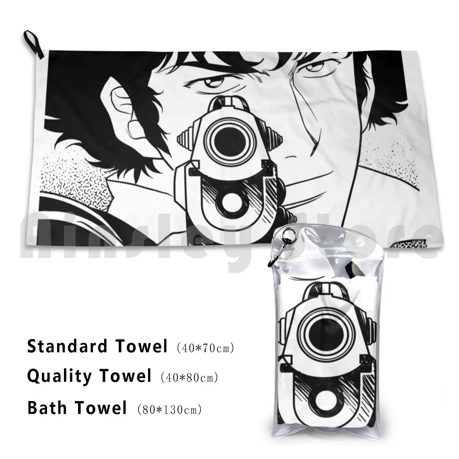 Towel Space Cowboys 1912 Cowboy Bebop Spike Spiegel Faye Valentine Ed Jet Black