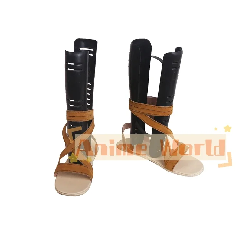 Nozel Silva Cosplay Schuhe Braune Sandalen Nach Maß Irgendeine Größe