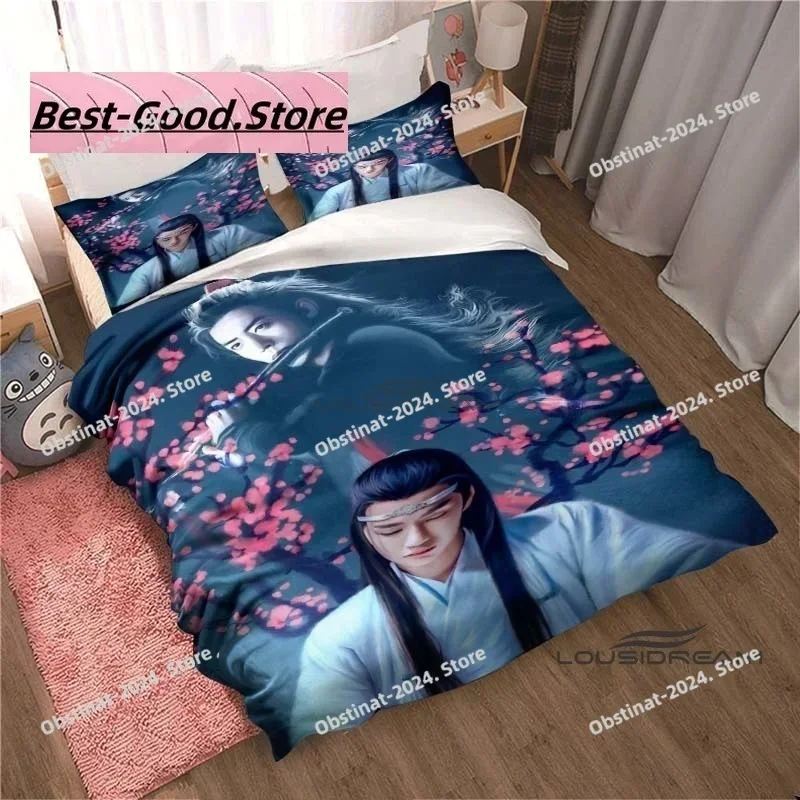 The Untamed Drama Bedding Set xiao zhan Printed Comforter Quilt Bed Cover Duvet Cover Pillow Case 3 Pieces Sets Kids Adult Size