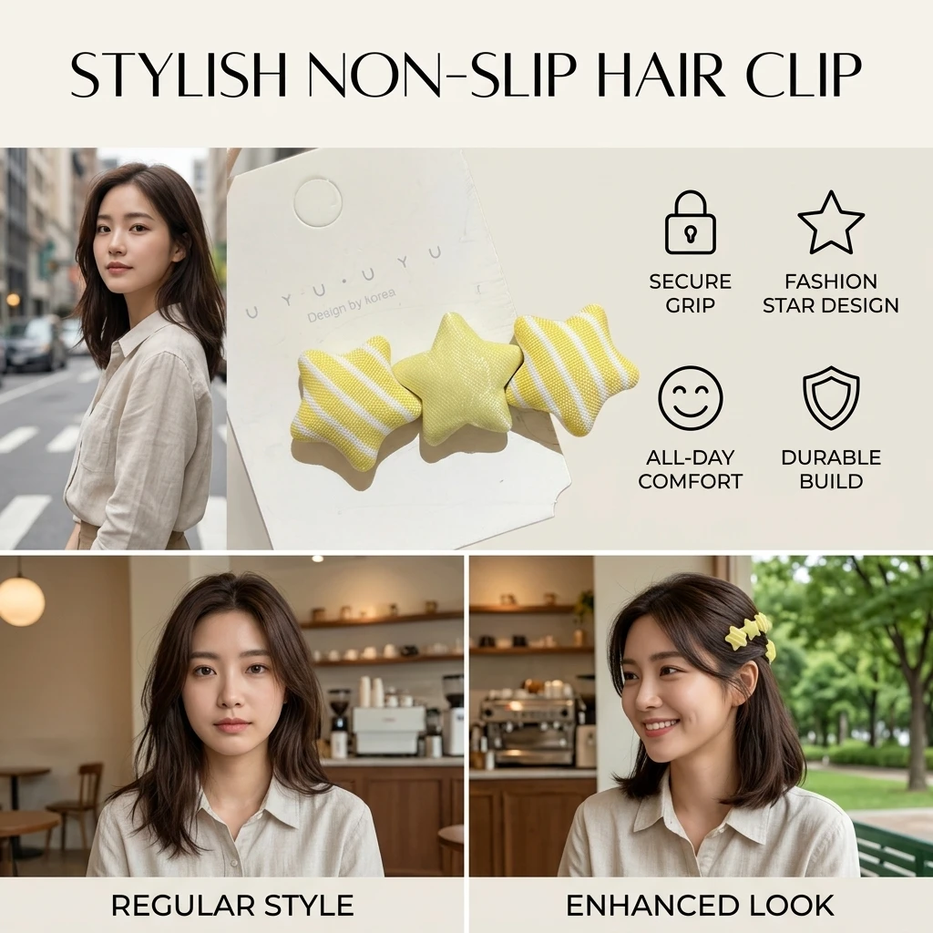 Милая заколка для волос в форм – обзор и цена Korean Daily Lifestyle