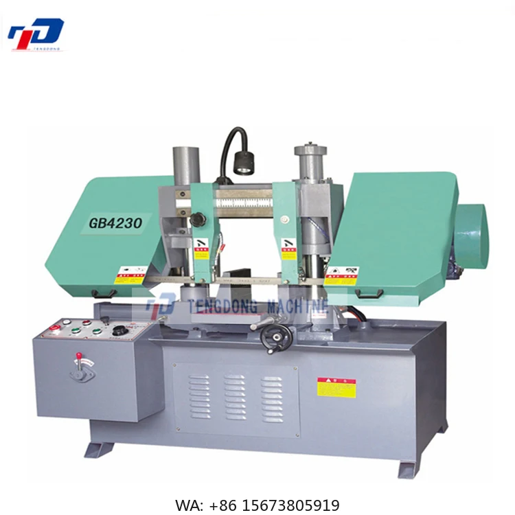 Horizontal GH4240 Band Saw Machine Metal Cutting Saw Blade with Core Motor Component