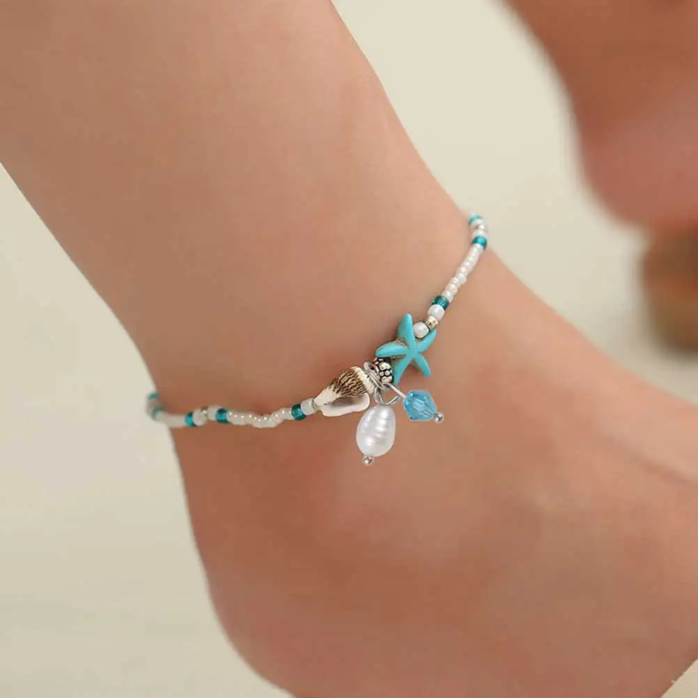 

Shell Anklet Sea Shells Shaped Jewelry Women Anklets Charm Fashion Foot Chain Sea-inspired