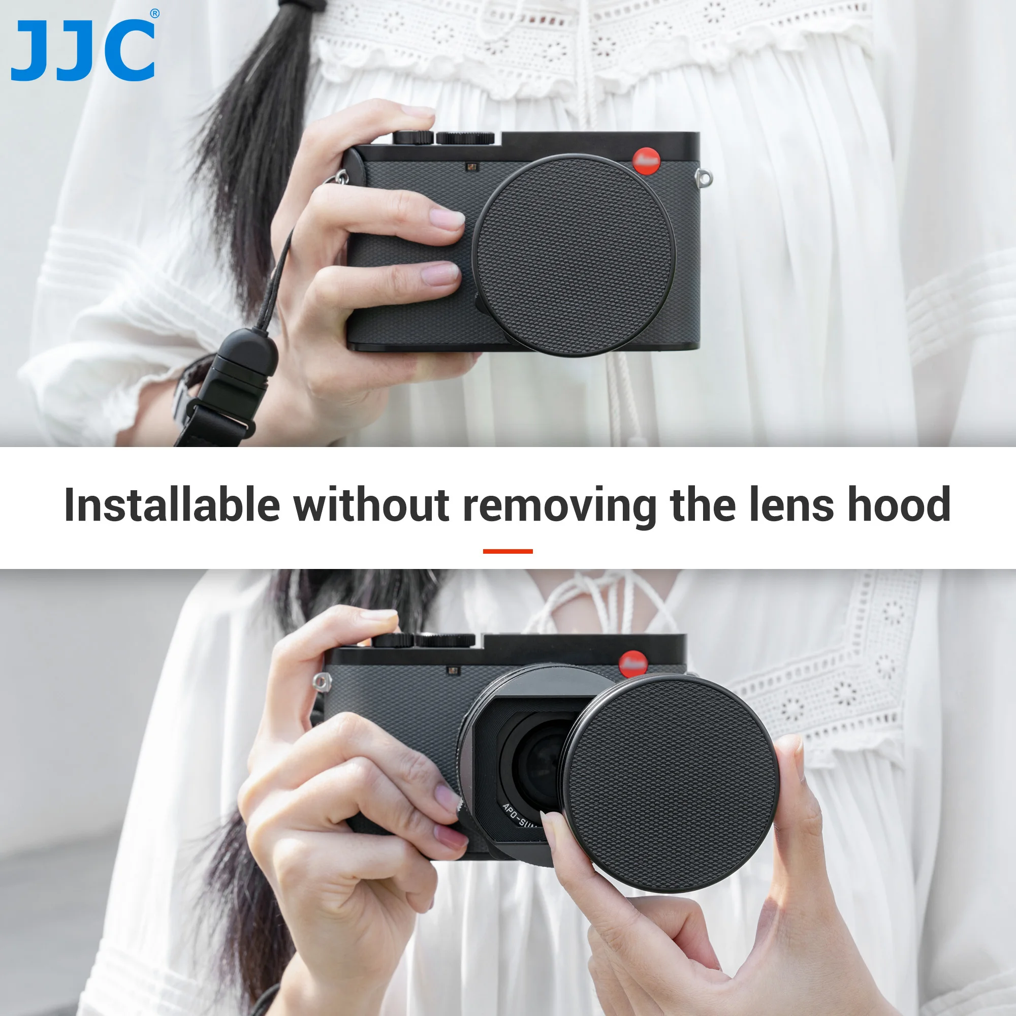 Легкая крышка объектива JJC для Leica Q3 43 Q3 Q2 Q-P, крышка объектива из алюминиевого сплава, защита от царапин, пыленепроницаемые аксессуары для камеры