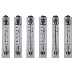 Promotion! 6X 0.5-5 GPM 2-18 LPM Water Flow Panel Mount Type Flowmeter