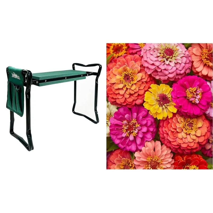 

Садовое сиденье с резаным усилителем 175, приходьте на семена циннии, складная скамейка со стальным каркасом для садоводства