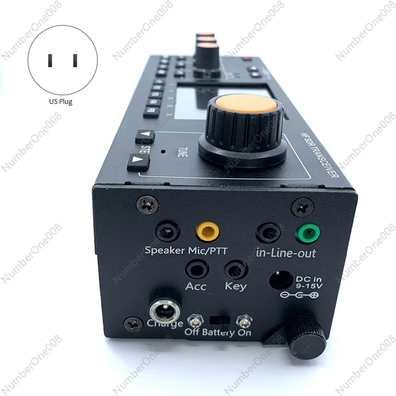 RS-918 Plus HF SDR Transceiver MCHF-QRP Transceiver Amateur Shortwave Radio With Microphone Charger 3.4AH