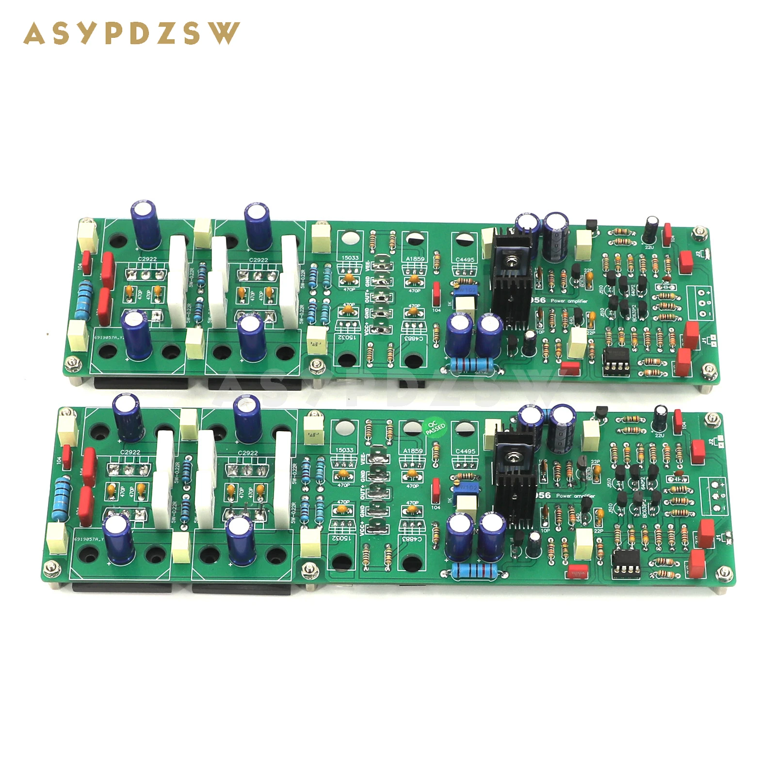 2 個 BL-956 ステレオ完全対称 X アンプパワーアンプ DIY キット/完成ボードベース DE 956 回路 XLR 入力付き