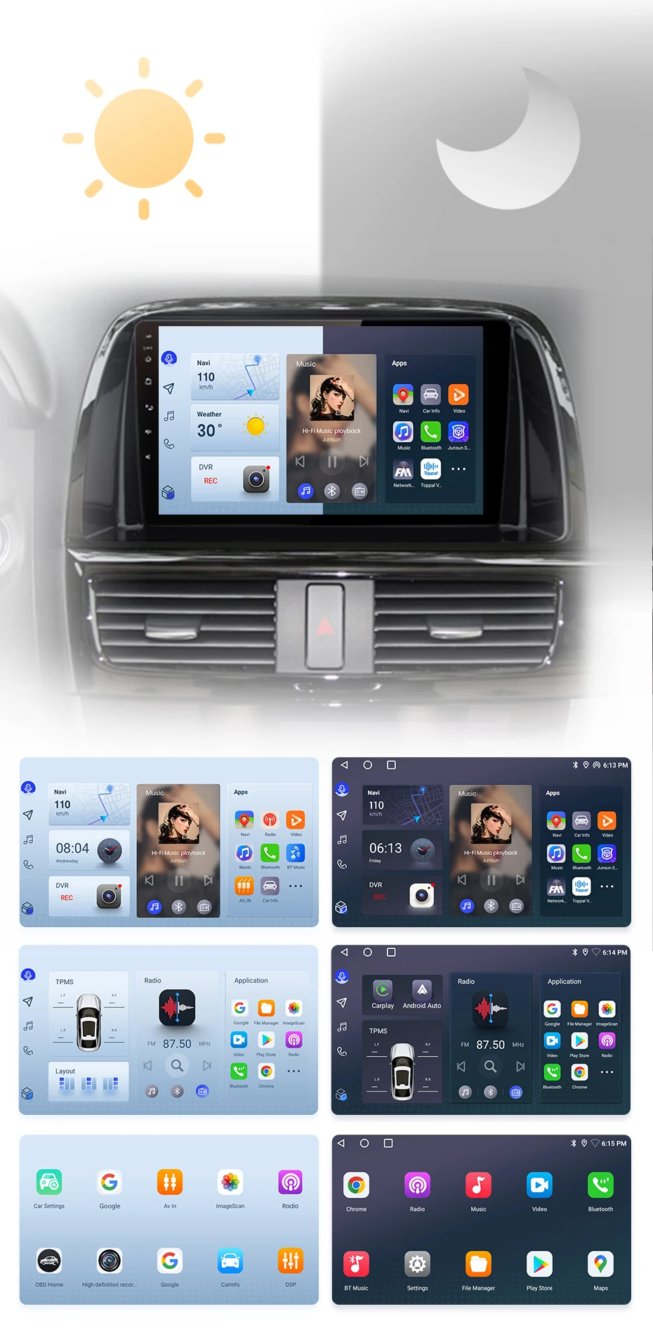 Junsun AI 4G LTE Drahtlose CarPlay Android Auto Auto Radio Für Mazda CX5 2012 2013 2014 2015 GPS Navi BT DSP RDS FM – Detail 8