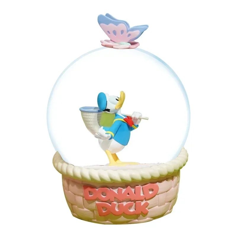 

Disney Mickey Mouse Donald Duck Series Romantic Cherry Blossom Shaped Crystal Ball Cute Beautiful Ornaments Girl Brithday Gifts