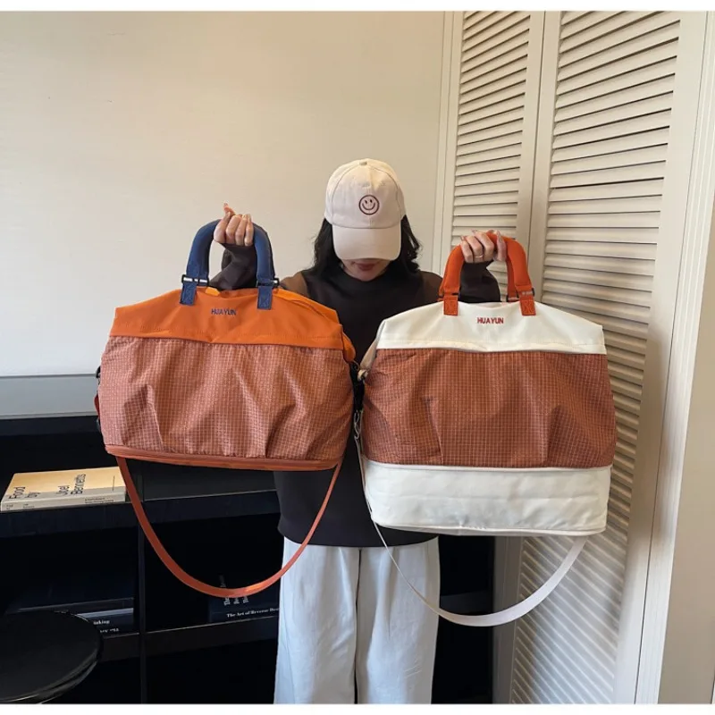 

1pcs Expandable Large Capacity Travel Bag - New Style Dry Wet Separation Gym Bag with Crossbody Strap