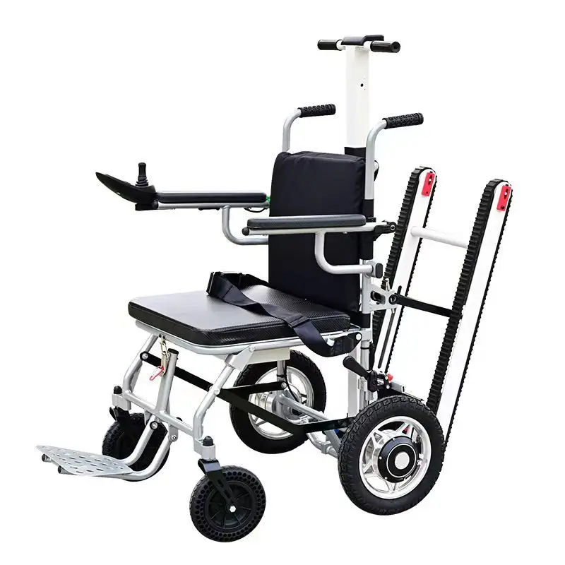 

Split detachable wheelchair for the elderly, crawler type stair climbing machine, labor-saving and foldable