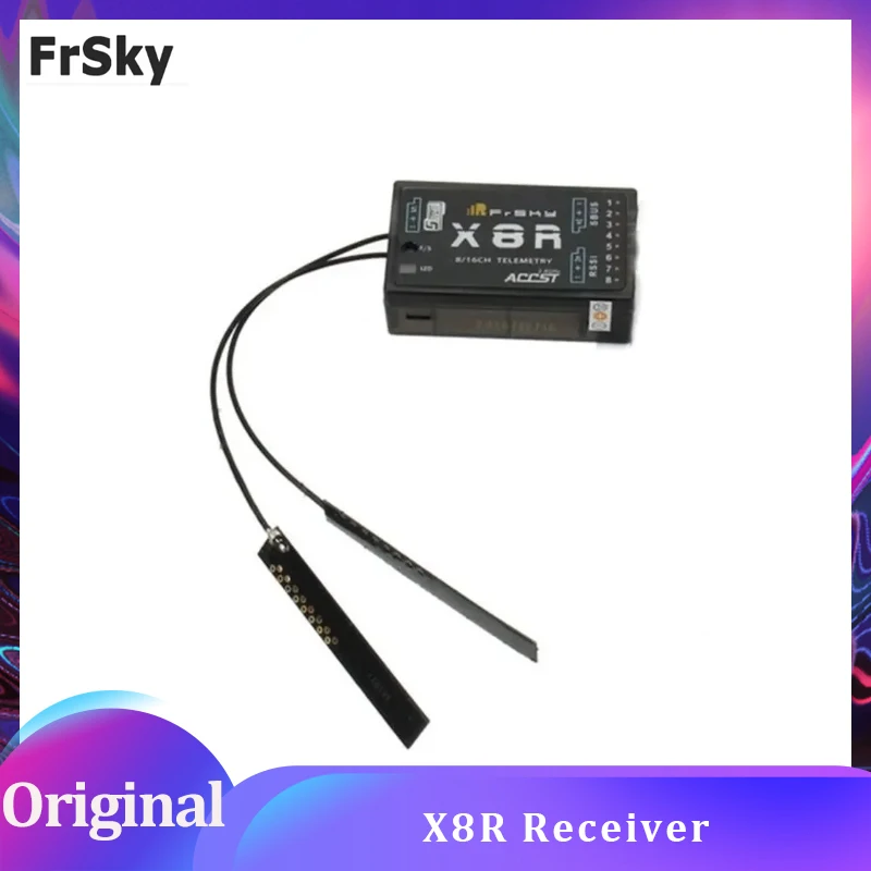 

FrSky X8R Receiver 8/16CH Telemetry For RC Quadcopter Multicopter Compatible with X7 X9D X12S transmitter