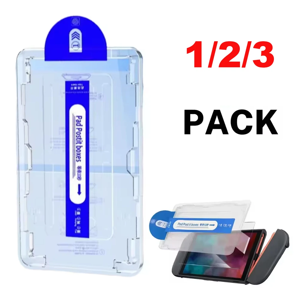 Protetor de Tela para Console de Jogos Nintendo Switch 2, Película de Vidro Temperado, Acessórios, Kit de Instalação Fácil e Sem Bolhas para NS2