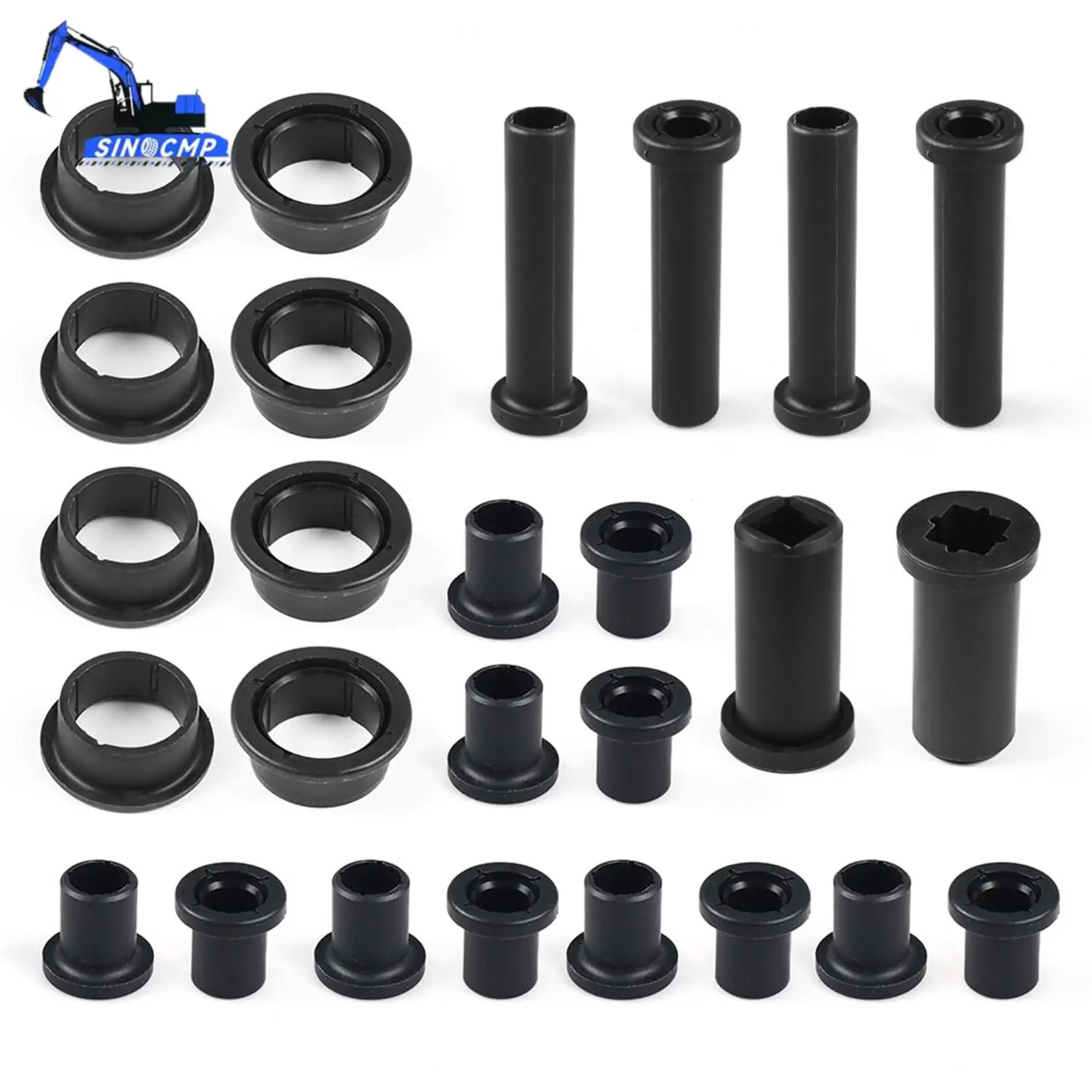 Комплект втулок задней подвески для Polaris Sportsman 700 4X4 Twin 2003-2005, втулки управления A-образным рычагом, замена трубок стабилизатора