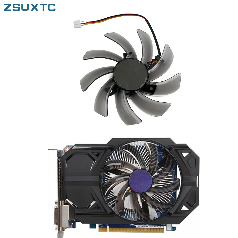 95MM T129215SM wentylator chłodnicy do gigabajtów HD 7770 Radon GT 640 GTX 550 650 660 650Ti 750 ATI Radeon R9 karty 200