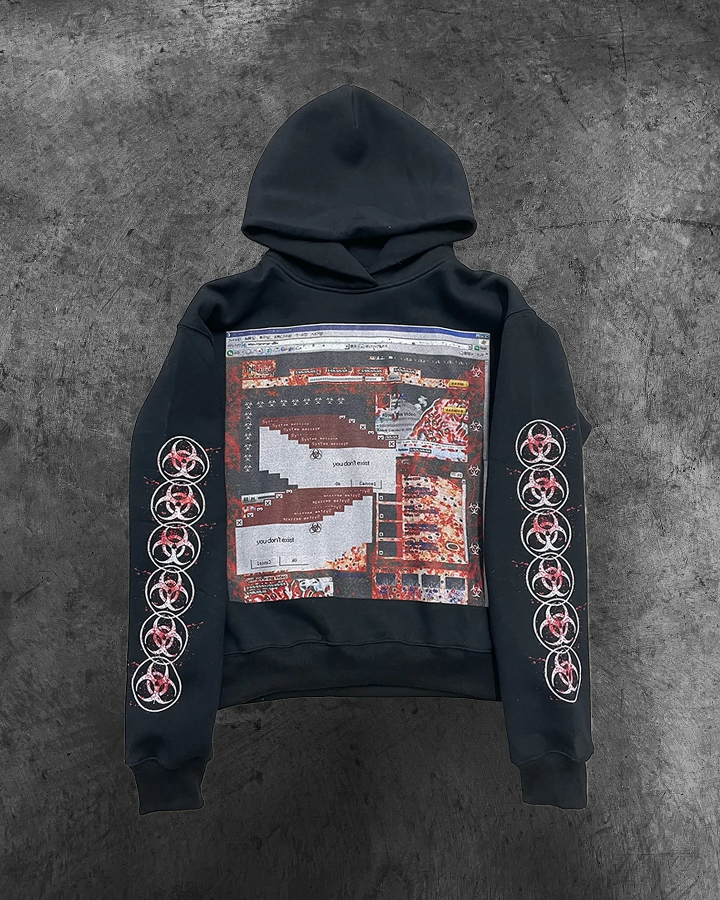 Harajuku Casual Grunge Hip Hop Streetwear Sweatshirt Gore Hoodies Women Tops Goth Oversized Hoodie Men Clothing Y2k Clothes