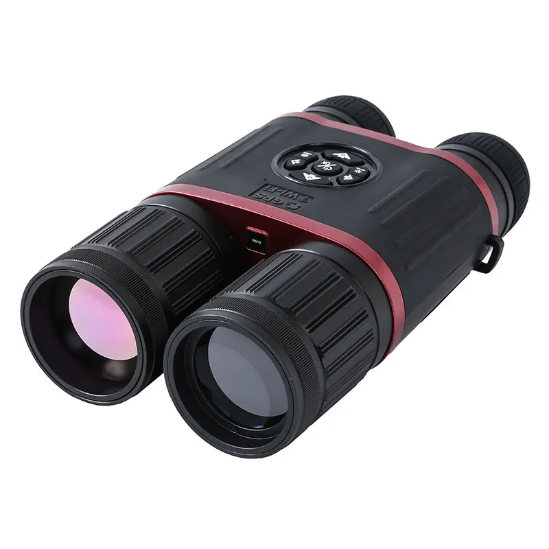 Factory Wholesale Binocular infrared thermal imager, night vision telescope with HD camera video and WIFI/GPS