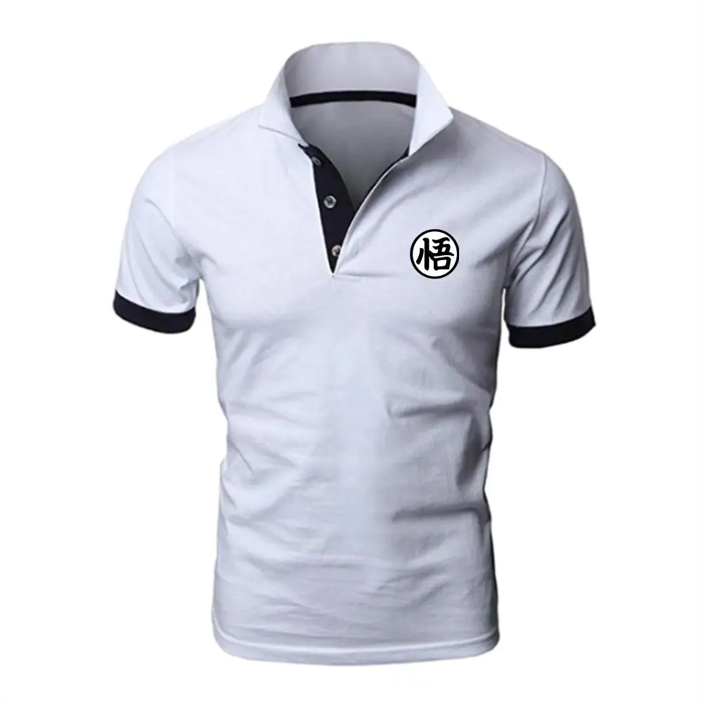 Men Polo Men Shirt Short Sleeve Polo Shirt Print Polo New Clothing Summer Streetwear Casual Fashion Men tops