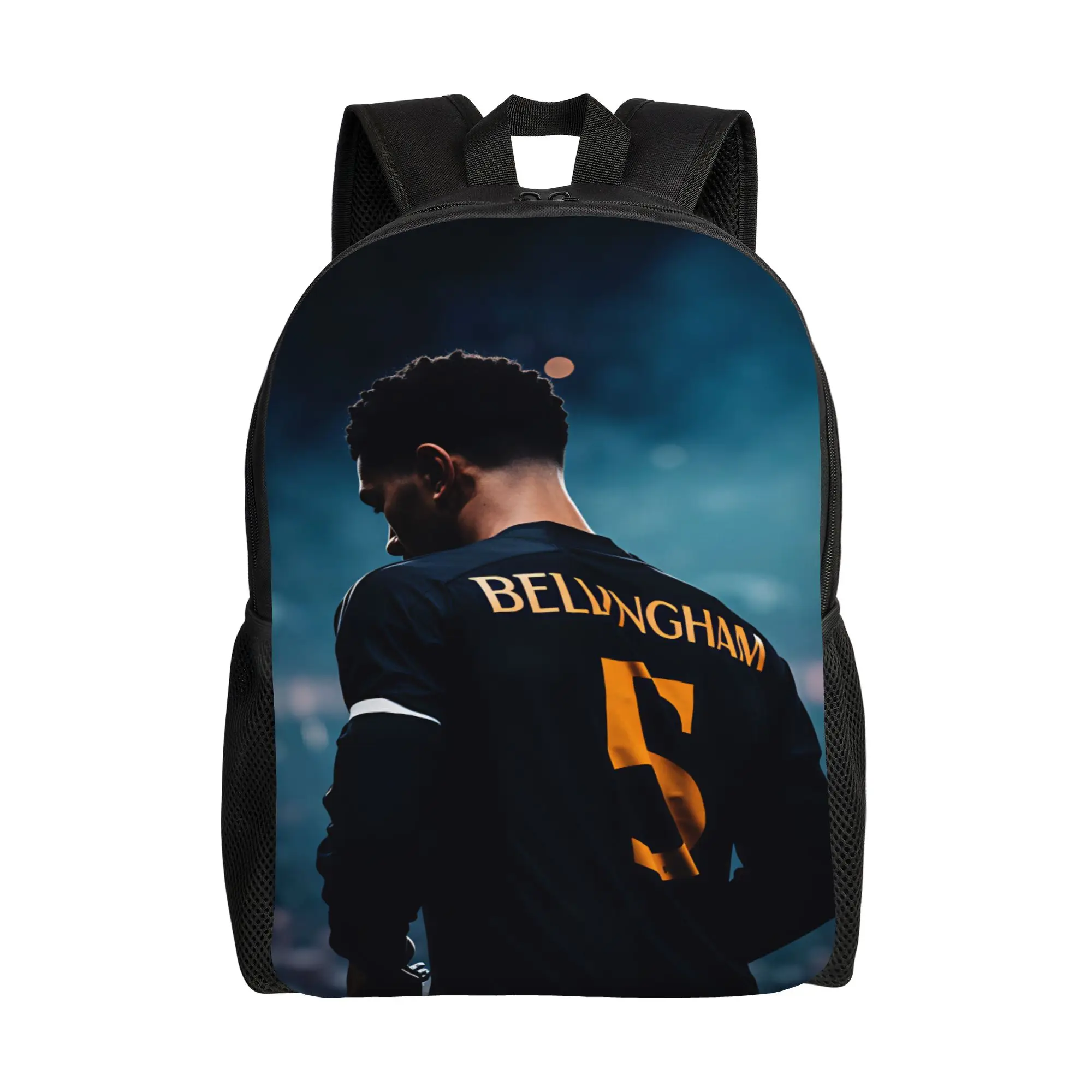 Jude-Bellingham Backpack Female  Print Backpacks Polyester Casual School Bags College Design Rucksack