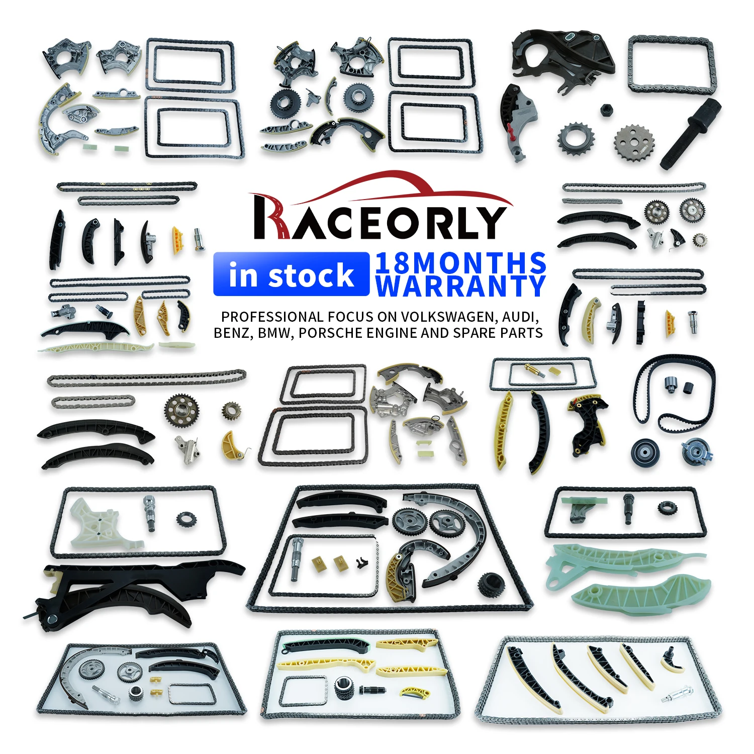 China Customized Engine Timing Chain Guide Set 1 Set 9 Pcs 11318643447 For Bmw B38 B48 Genuine Timing Chain Kit Repair Package