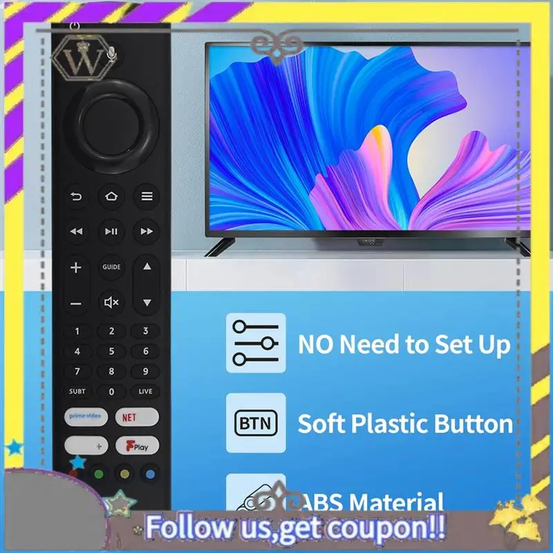 AU33-Replace RM-C3255 Voice Remote Control For JVC RM-C3255 TV Remote Control