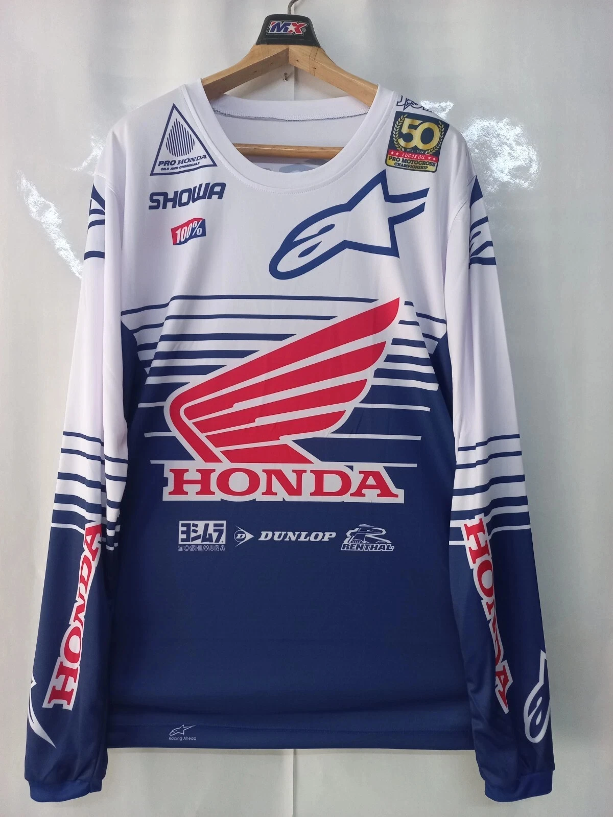 

2026 Honda Motorcycle Quick Dry Jersey Long Sleeve Breathable Racing Shirt Comfortable Dirt Bike Gear for Daily Outdoor Use