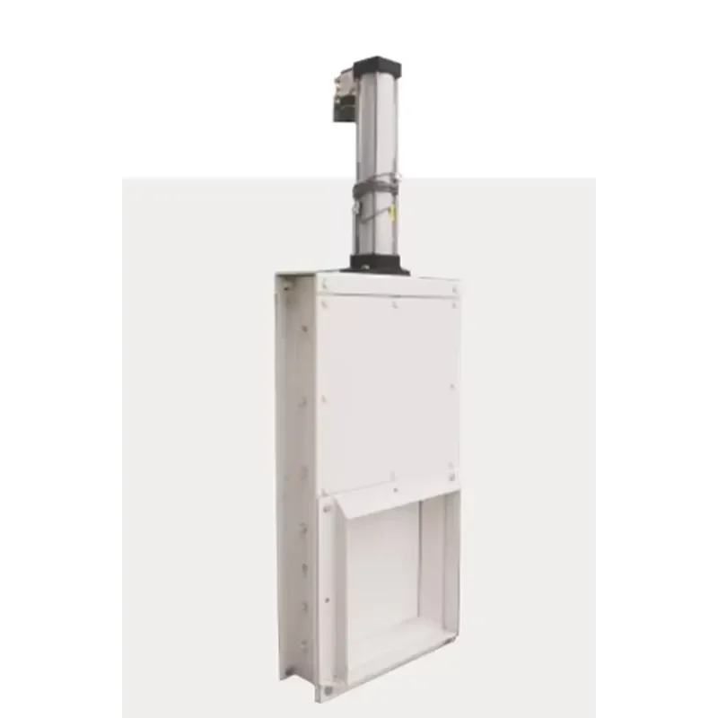 New High Productivity Pneumatic Slide Gate Valve for Feed Silo Bulk Material Flow Control Automation Alloy Material