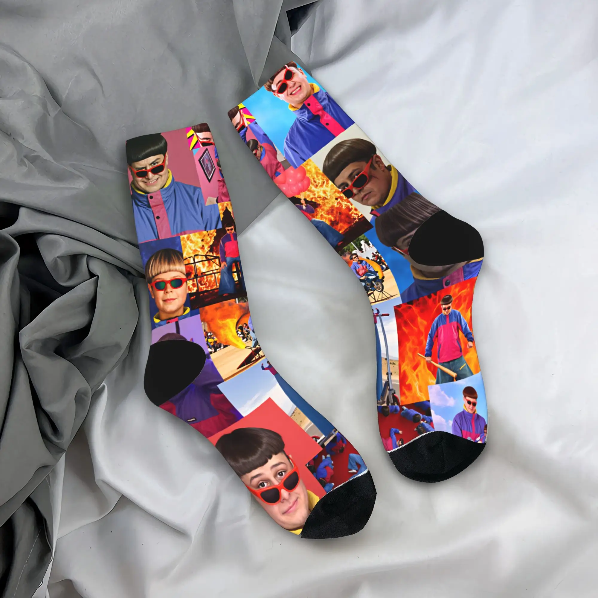 Oliver Tree  Socks  Printed Stockings Anti-Slip Unisex Men Socks Warm Soft Spring Funny Outdoor Sports Socks