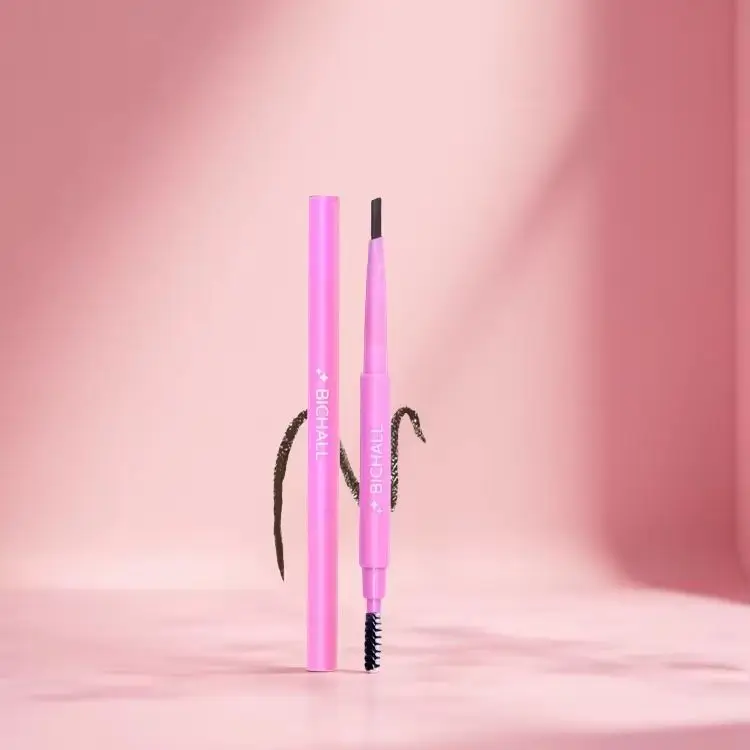Picture 7: Auto‑Rotating Dual‑End Eyebrow Pencil, Long‑Lasting Waterproof Ultra‑Fine Triangular Tip Brow Pen with Brow Brush