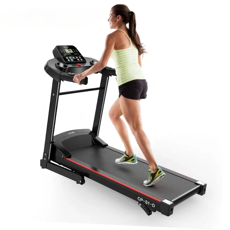 Portable Folding treadmill 3 levels manual incline DC motor fitness equipment home use treadmill