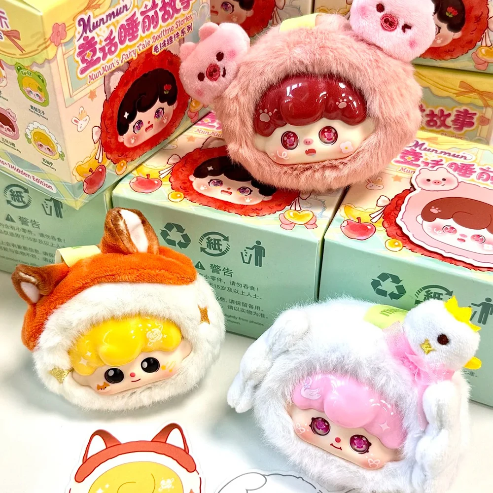 

Mun Mun Fairy Tale Three Babies плюшевая игрушка-подвеска слепая коробка милая подарочная история для девочек перед сном несколько стилей модная коллекционная