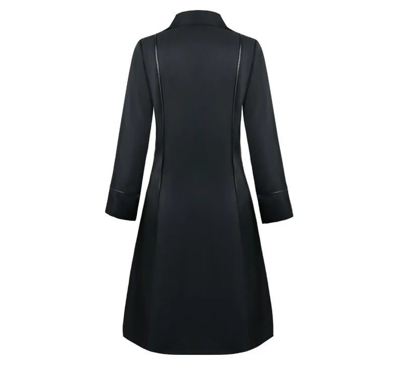 New Medieval Three-Breasted Lace Irregular Coat For Women