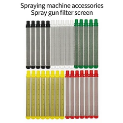 5pcs 30-200 Mesh Airless Paint Parts Filter Paint Spraygun Filter  Reduces Nozzle Clogging Spraying Machine Accessories