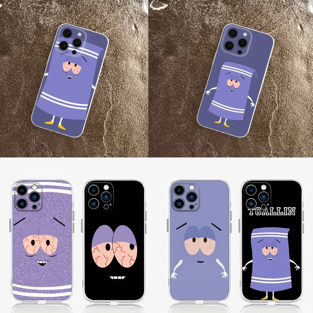 S-South Park Towelie Phone Case  For IPhone 16,15,14,13,11,12 Pro Max Mini X XR XS 7,8 Plus SE Soft Clear Shockproof  Cover