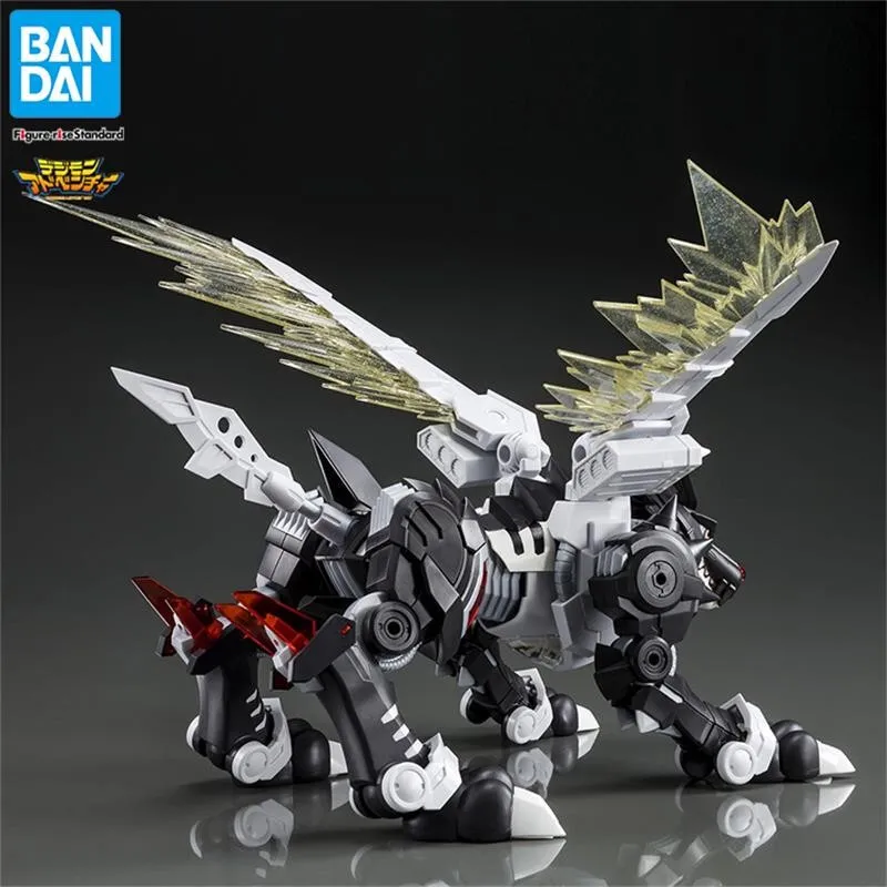 Bandai, assembling digital baby figure model toys, dark steel Garuru