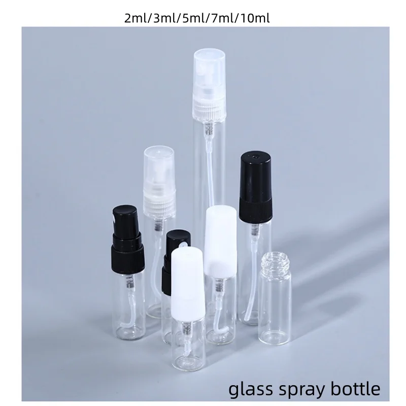 

10/50/100 шт. пустой 2-10 мл стеклянный распылитель ароматизатор образец духов/флакон алкоголя жидкий распылитель портативный для путешествий