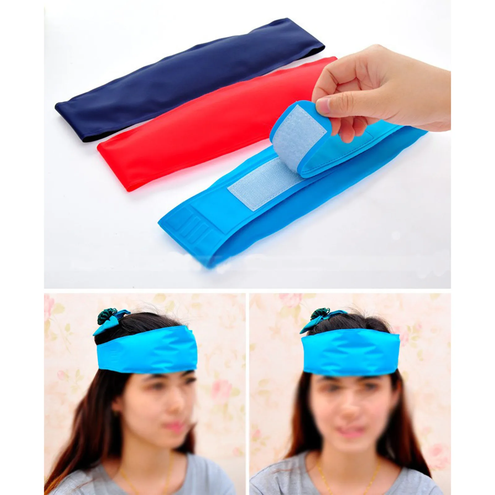 

Migraine Ice Head Wrap Ice Pack Headband For Headache Tension Pain Relief Gel Cold Pack Hot Cold Therapy For Chemo Surgery