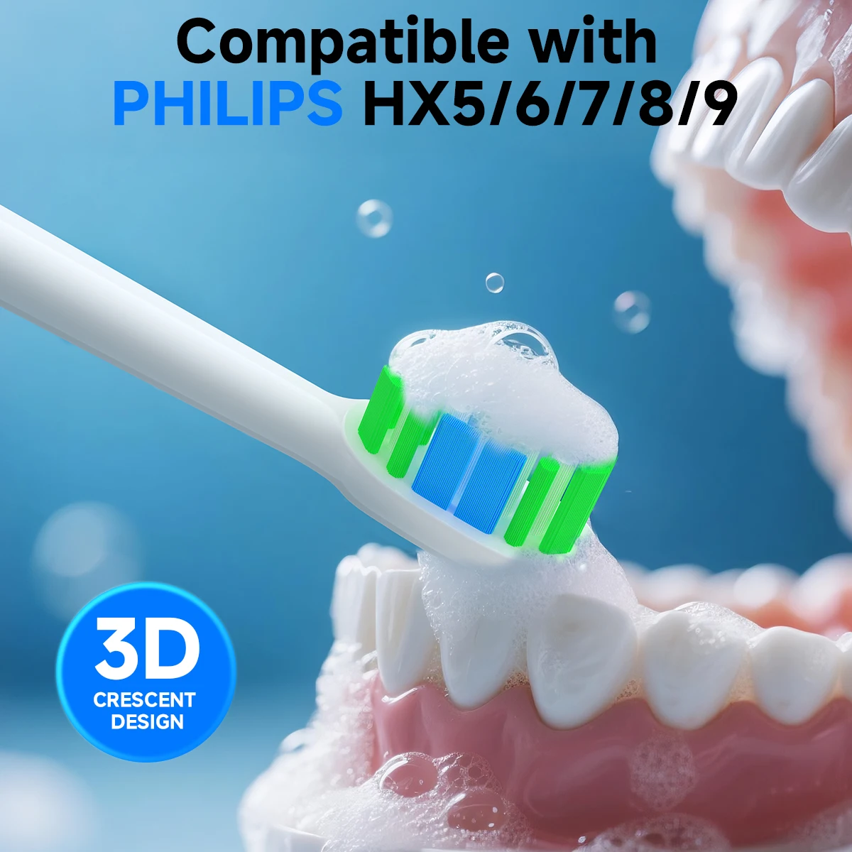 

Electric Toothbrush Head Compatible with Philips Sonicare HX5/HX6/HX7/HX8HX9 Series Models