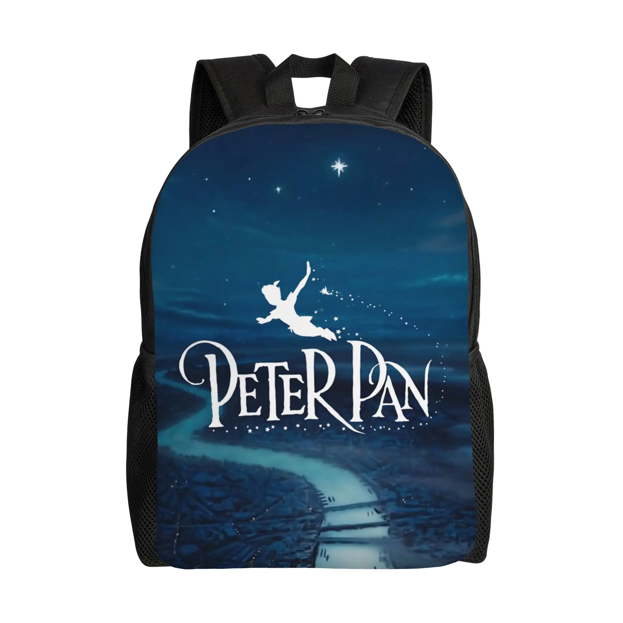 

1PC back to school Backpack Disney Cartoon Daypack Peter Pan New Office Work Large Capacity Rucksack