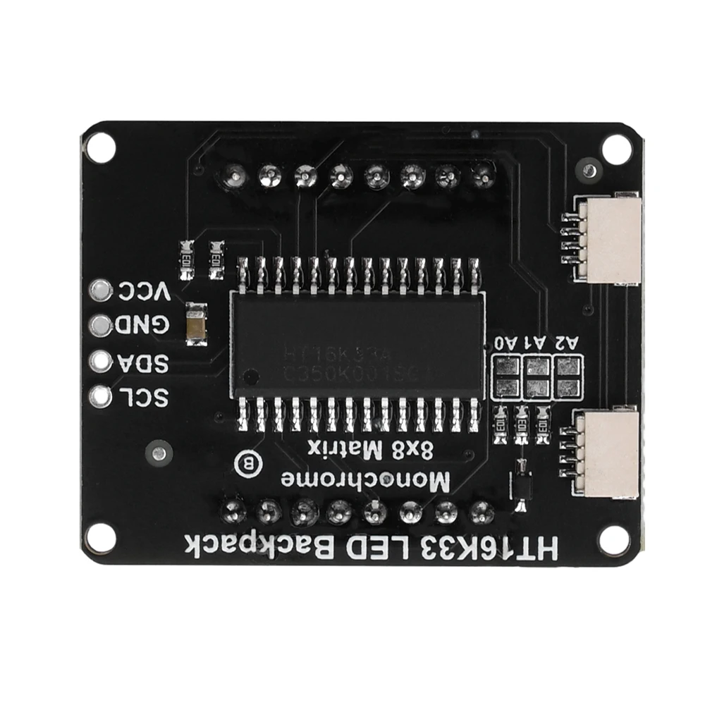 Modulo a matrice di punti 8*8 HT16K33 Driver modulo microcontrollore a luce rossa/gialla/blu/verde modulo di controllo Display a LED MCU