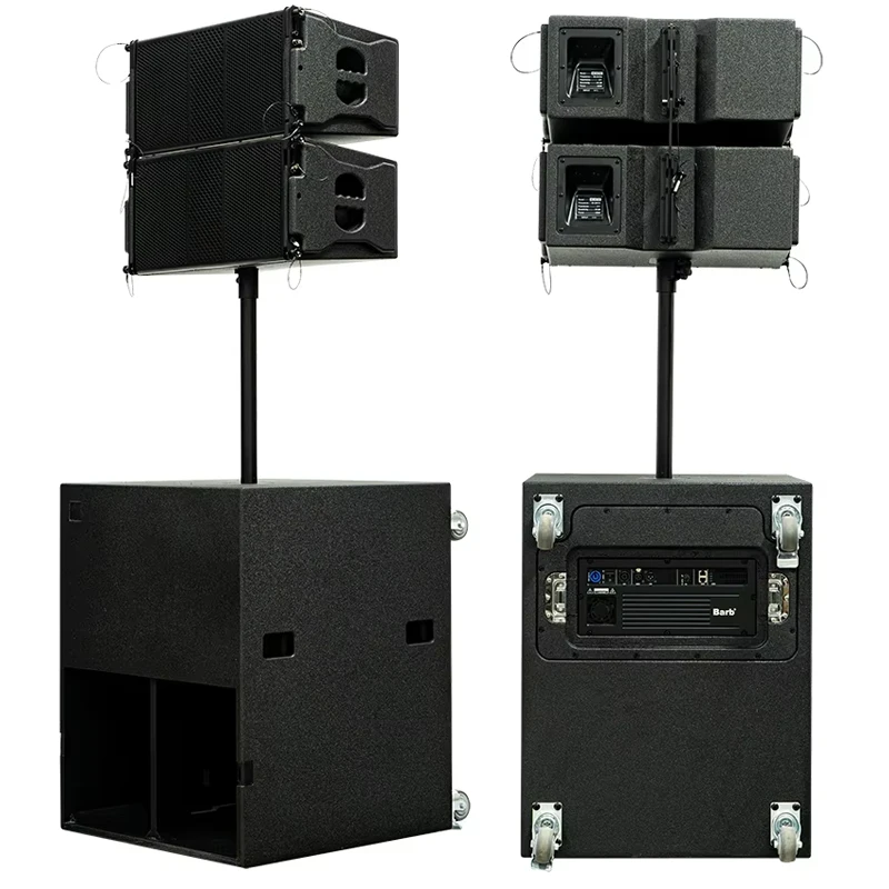Stage Concert Professional Line Array Speaker System System DSP 18 Inch Sub-woofer 10 Inch Active Line Array Speakers Set