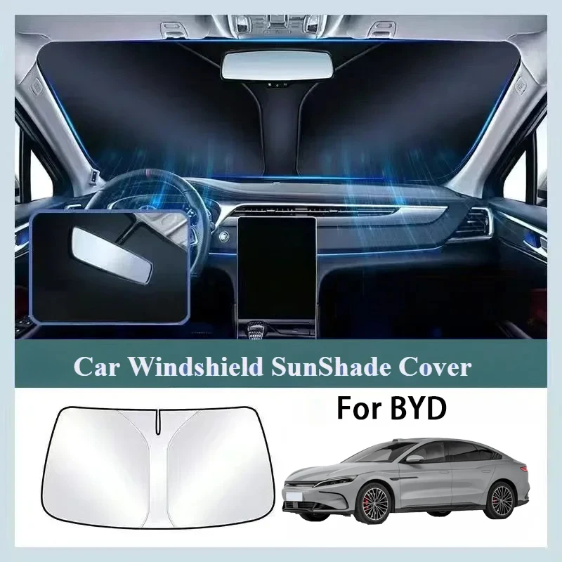 

Suitable for BYD sunshade Qin Plus Han Song Max Qin Pro Tang Yuan S7/S6/E6 front sunscreen heat shield shield