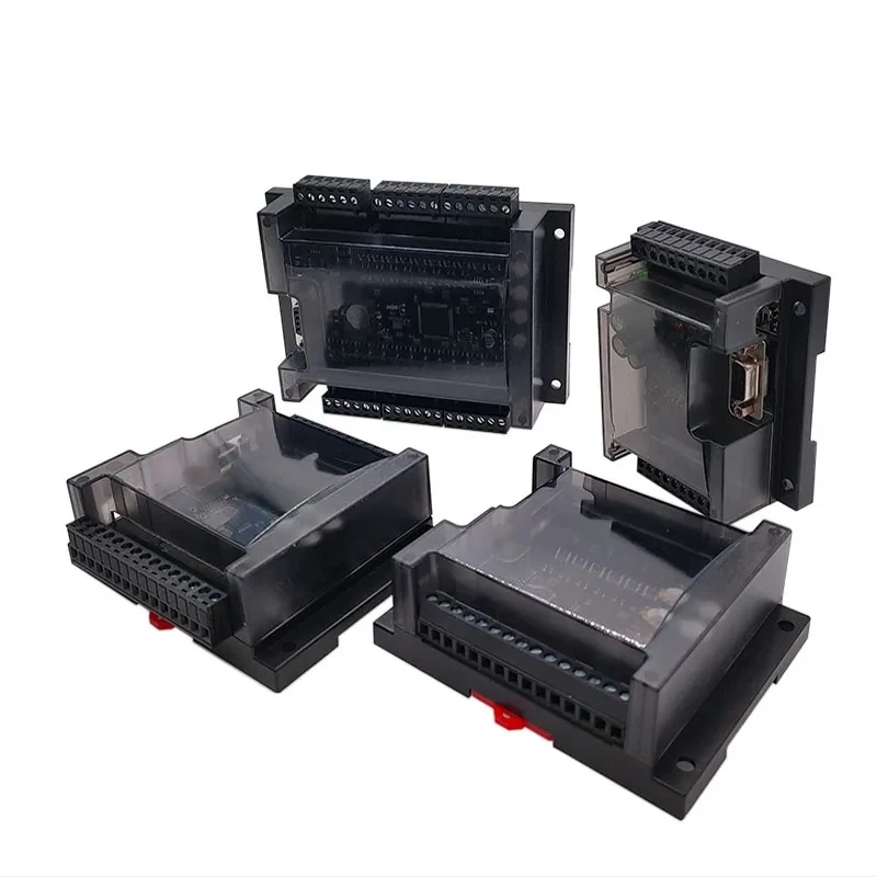 DC24V Programmable Logic Control Module 9.6kbps Relay Transistor Controller With Shell FX2N-10MR/MT 14/20/24/30/32MT