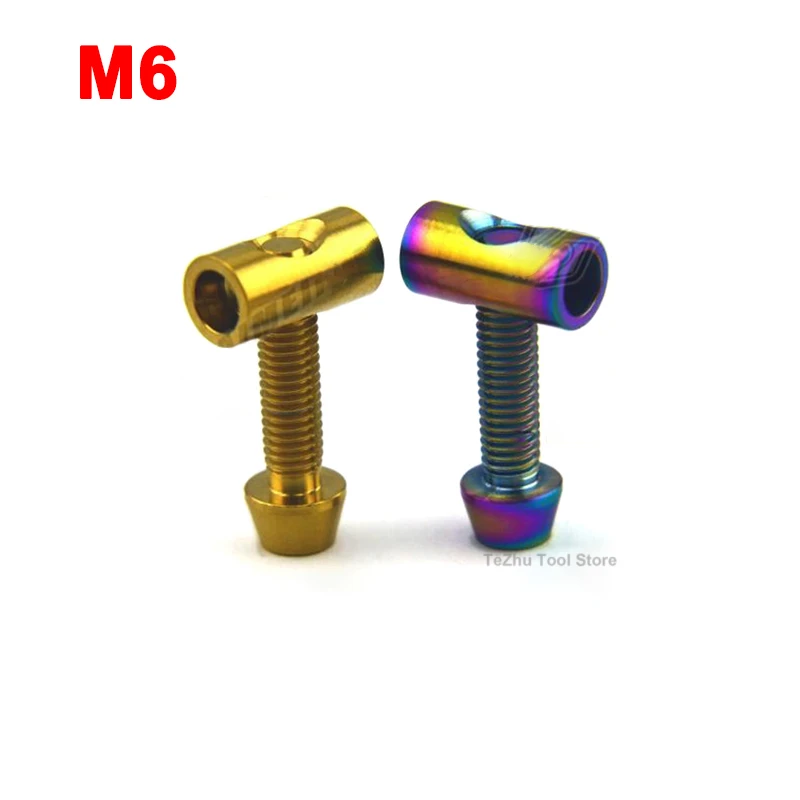 

1Pcs Bicycle Seatpost Fixed Bolts M6 x 20 25mm Titanium MTB Road Bike Seatpost Saddle Fixed Screws Seat Rod Fixing Bolt