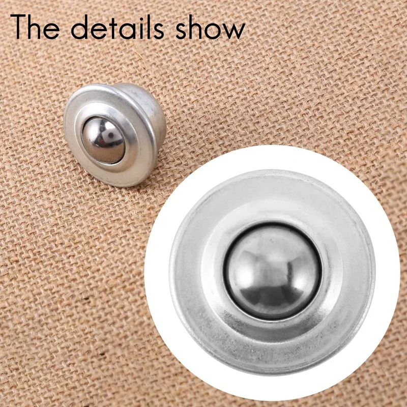 AB47-8PCS шарикоподшипниковые ролики из нержавеющей стали, универсальный базовый конвейерный роликовый шарик