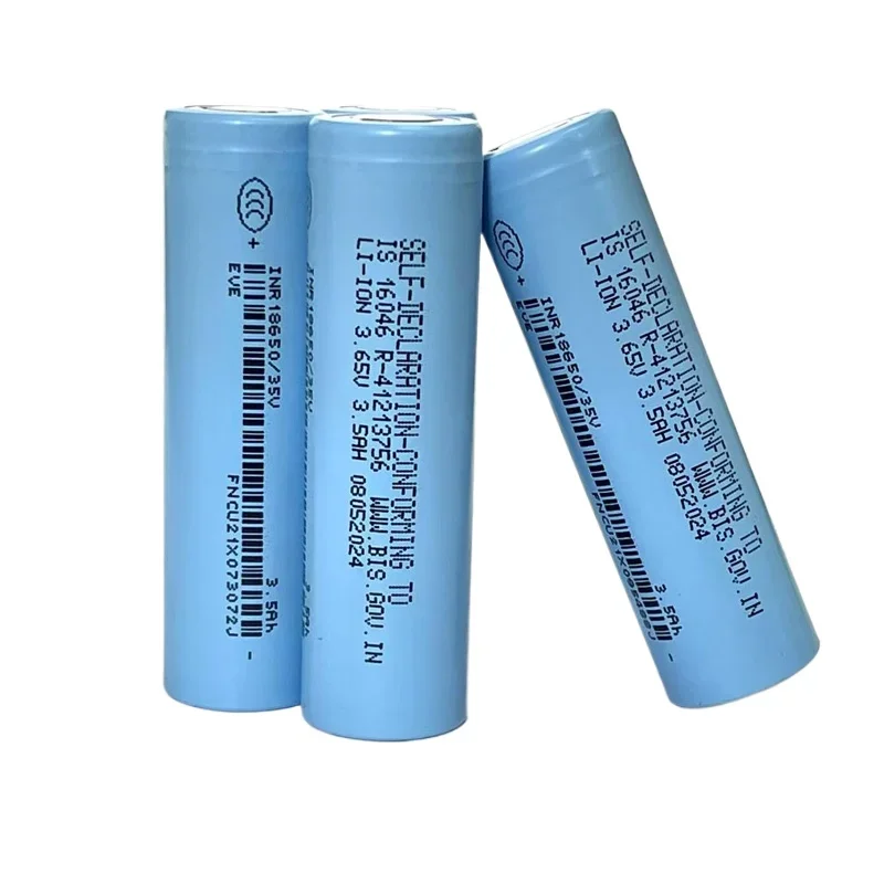 New 100% Original 18650 3500mAh Power Battery INR18650/35V 3500mAh Li-ion 3.7v Rechargeable Battery 18650 Battery 1-20 Pieces